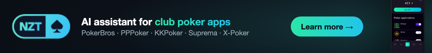 NZT Poker — AI assistant for club poker apps