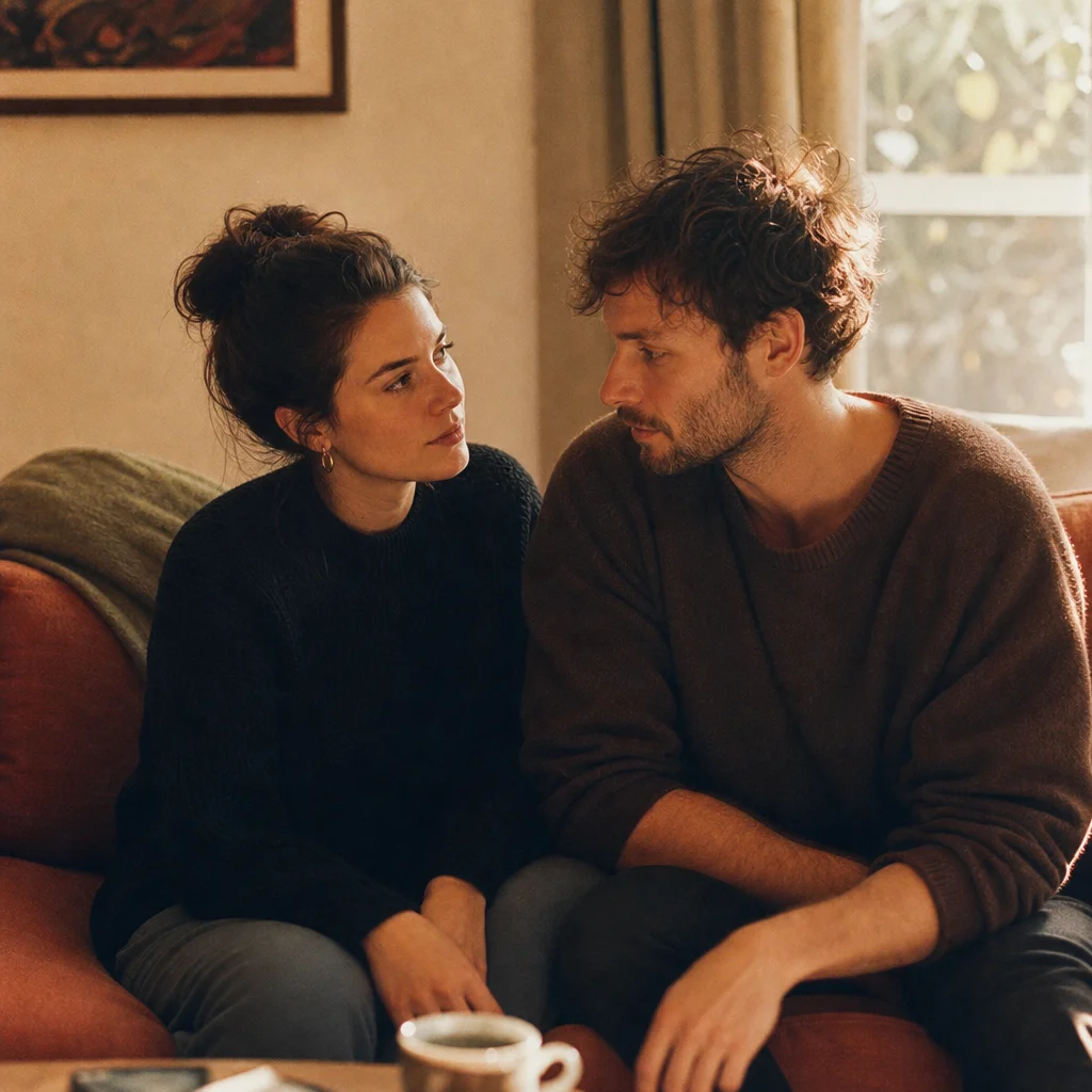 what is intimacy — two people sharing a quiet, connected moment