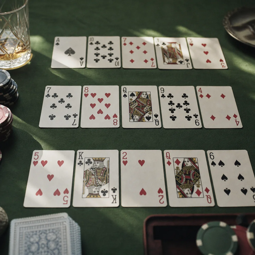 Chinese Poker: Rules, Scoring and Royalties