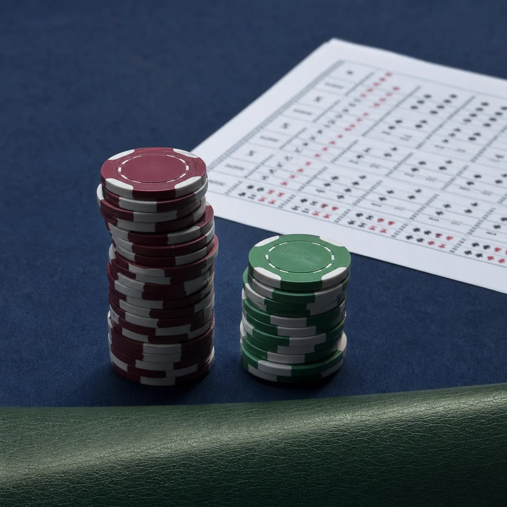 final table poker stacks compared against a tournament payout structure