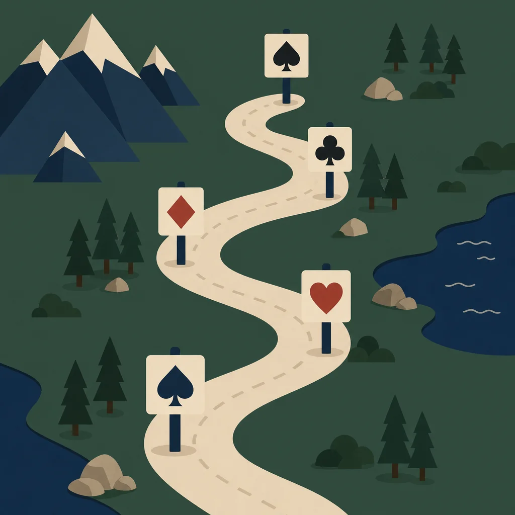 Poker learning guide table mapping stages from rules to strategy
